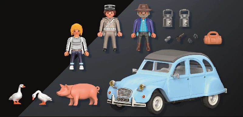 Playmobil's New Citroën 2CV Toy Lets You Pick French Yellow Or