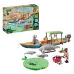 PLAYMOBIL 71010 Wiltopia Amazon River Boat with Manatees