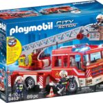 Playmobil 9463 City Action Fire Ladder Unit With Extendable Ladder