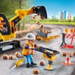 PLAYMOBIL 71045 Road Works Construction Zone Promo Pack