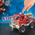 Playmobil 9466 City Action Fire Truck With Cable Winch And Foam Cannon