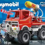 Playmobil 9466 City Action Fire Truck With Cable Winch And Foam Cannon