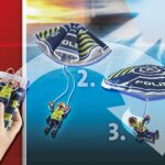 Playmobil 70781 City Action Police Parachute with Amphibious Vehicle