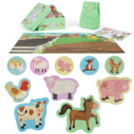boppi 10 in 1 Toddler Jigsaw Puzzle - Farmyard