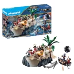 PLAYMOBIL 70413 Pirates Defence Island with Floating Boat