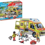 PLAYMOBIL 71202 City Life Ambulance with Lights and Sound