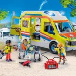 PLAYMOBIL 71202 City Life Ambulance with Lights and Sound
