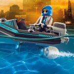 Playmobil 70782 City Action Police Jet Pack with Boat