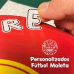boppi Tiny Trekker Kids Cabin Suitcase - Personalised Football Shaped Kids Carry On Suitcase with Letter Stickers Set - Children's Luggage with Wheels Holdall Small Cabin Bag | Spain