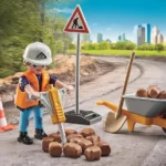 PLAYMOBIL 71045 Road Works Construction Zone Promo Pack