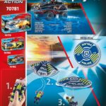 Playmobil 70781 City Action Police Parachute with Amphibious Vehicle