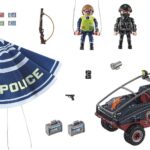 Playmobil 70781 City Action Police Parachute with Amphibious Vehicle