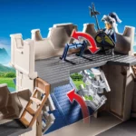 Playmobil 70220 Novelmore Knights Grand Castle With Traps, Catapult And Stone Throwers