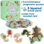boppi 10 in 1 Toddler Jigsaw Puzzle - Farmyard