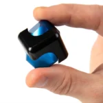 bopster Fidget Cube Spinner - Black and Blue