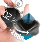 bopster Fidget Cube Spinner - Black and Blue