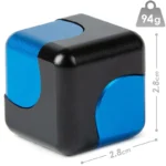 bopster Fidget Cube Spinner - Black and Blue