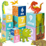 boppi Stacking Cubes - Dinosaurs