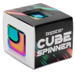 bopster Fidget Cube Spinner - Multicoloured Metallic