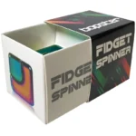 bopster Fidget Cube Spinner - Multicoloured Metallic