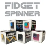 bopster Fidget Cube Spinner - Black and Blue