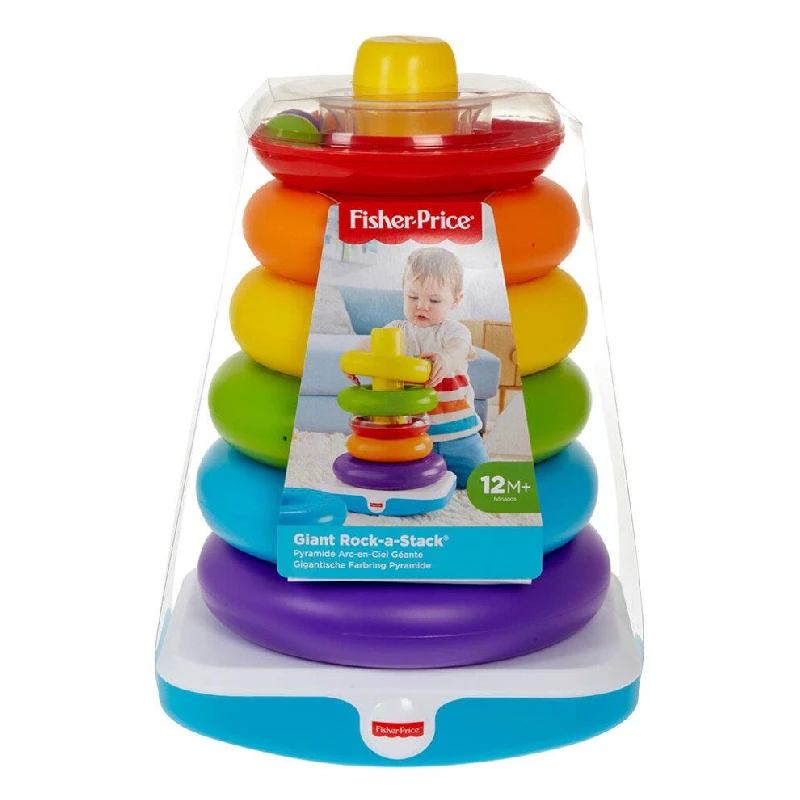 Fisher-Price Giant Rock-a-Stack, 14-Inch Tall stacking toy