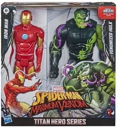 Iron Man & Venomized Hulk Titan Hero Series