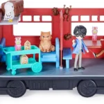 Magical Minis Harry Potter HP Hogwarts Express Train Toy Playset with 2 Figures
