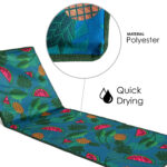 just be... Beach Mat Recliner with Pocket - B2016 - Tropical