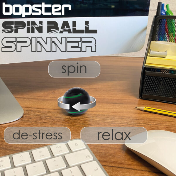 bopster Spin Ball Spinner - Glow in the Dark