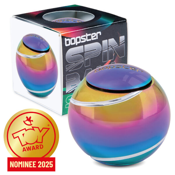bopster Spin Ball Spinner - Multicoloured Metallic
