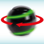 bopster Spin Ball Spinner - Glow in the Dark