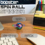 bopster Spin Ball Spinner - Multicoloured Metallic