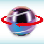 bopster Spin Ball Spinner - Multicoloured Metallic