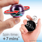 bopster Spin Ball Spinner - Multicoloured Metallic